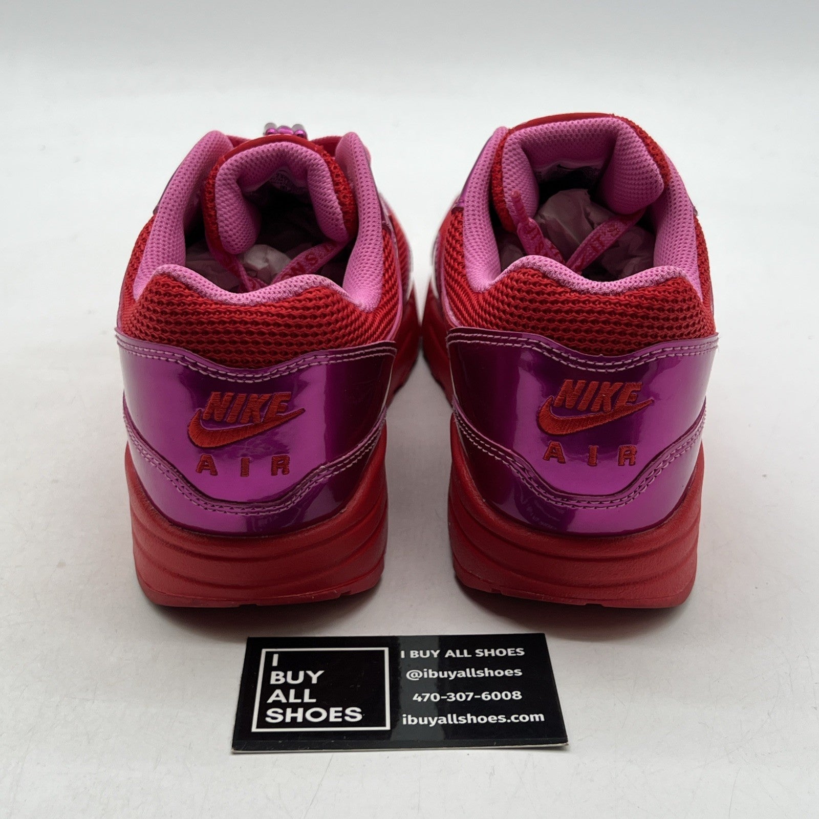 Size 10 - Nike Air Max 1 Premium Valentines Day Pack - Playful Pink (HV2301-600)