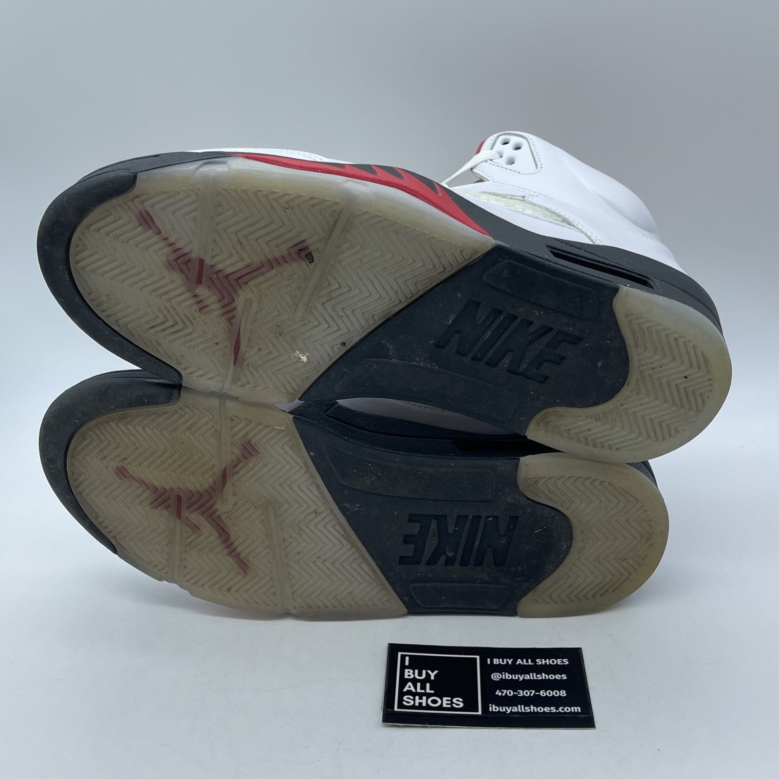 Size 10 - Jordan 5 Retro Mid Fire Red White Black Leather (DA1911-102)