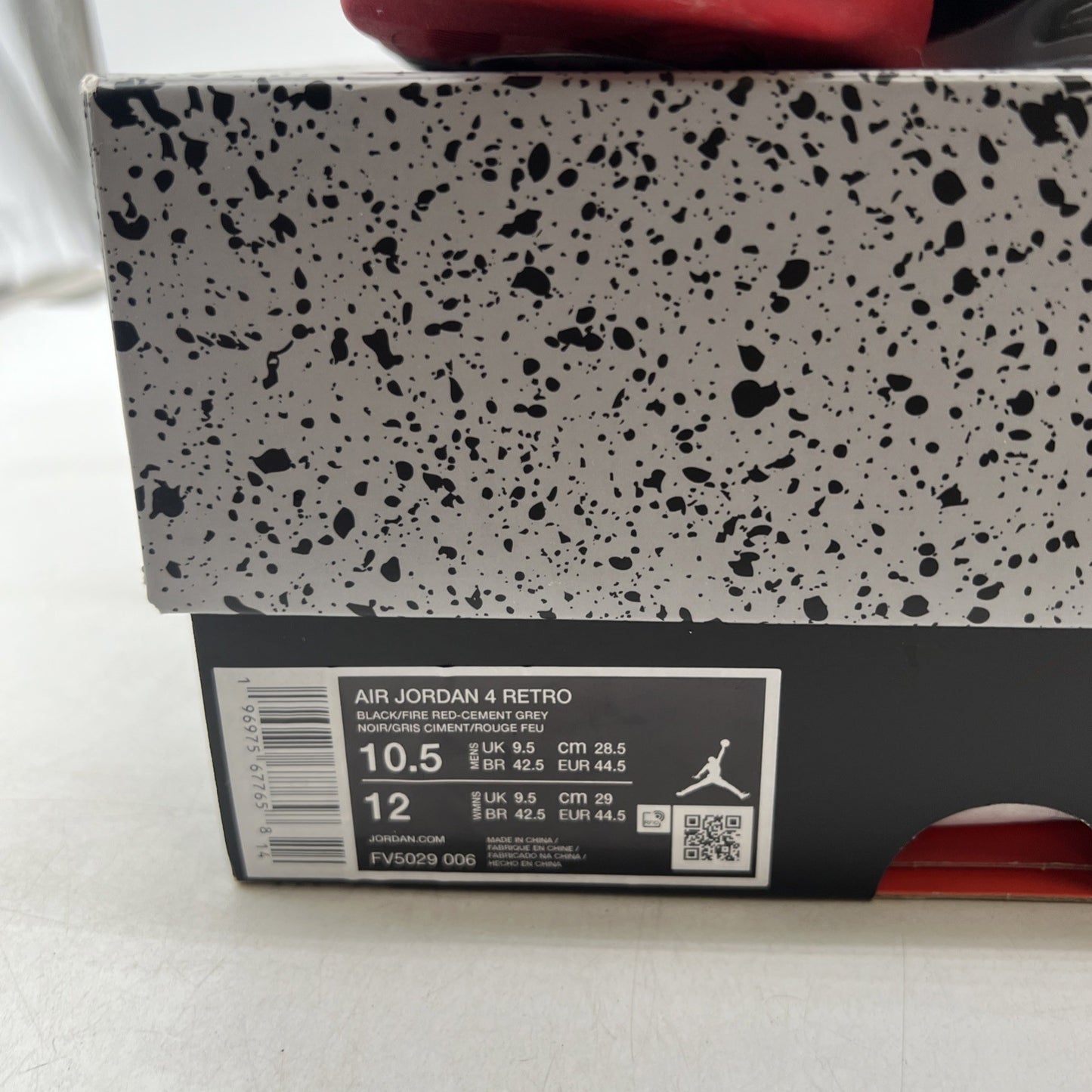 Size 10.5 - Air Jordan 4 Retro Bred Reimagined (FV5029-006)