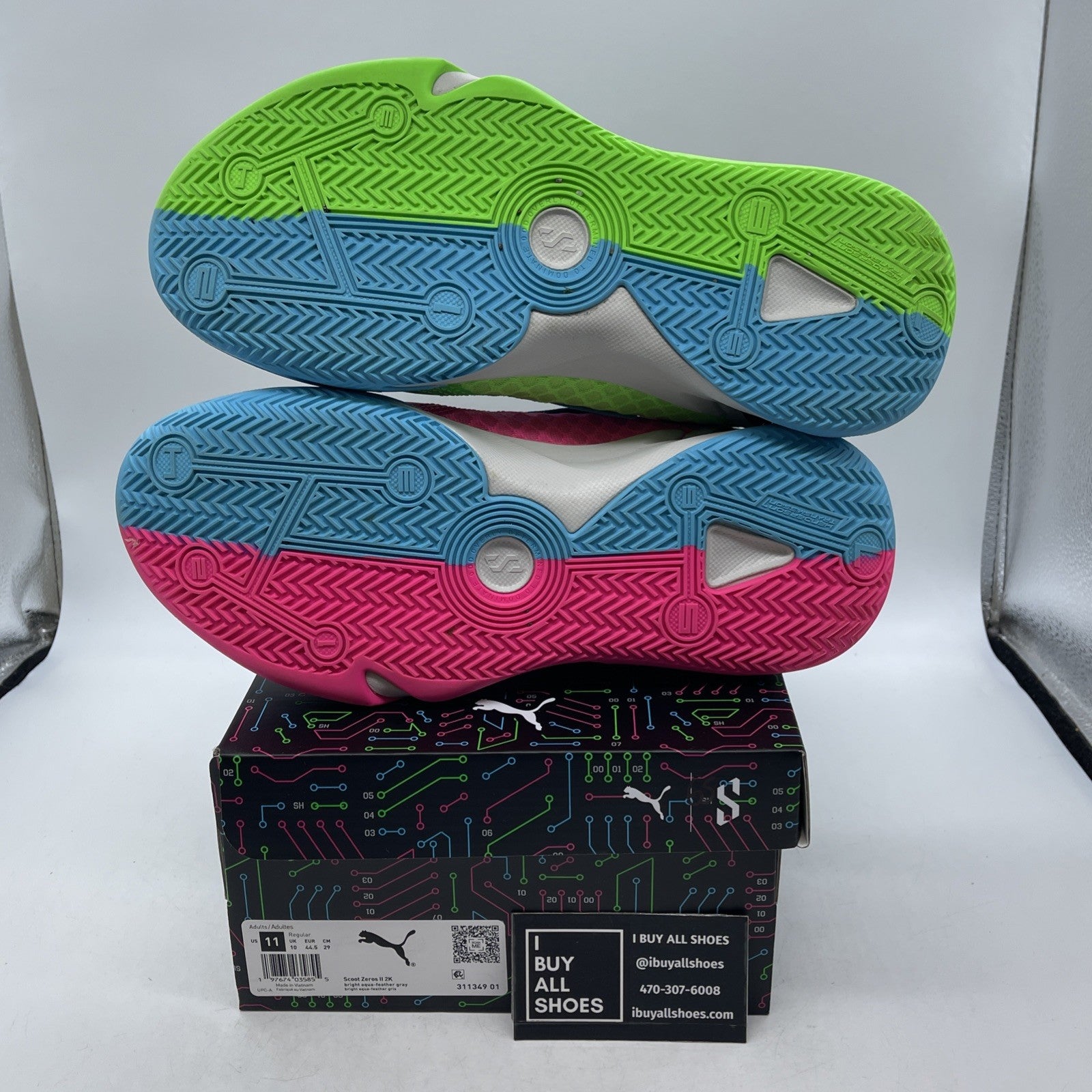 Size 11 - NBA 2K x Puma Scoot Zeros 2 Mismatched (311349-01)