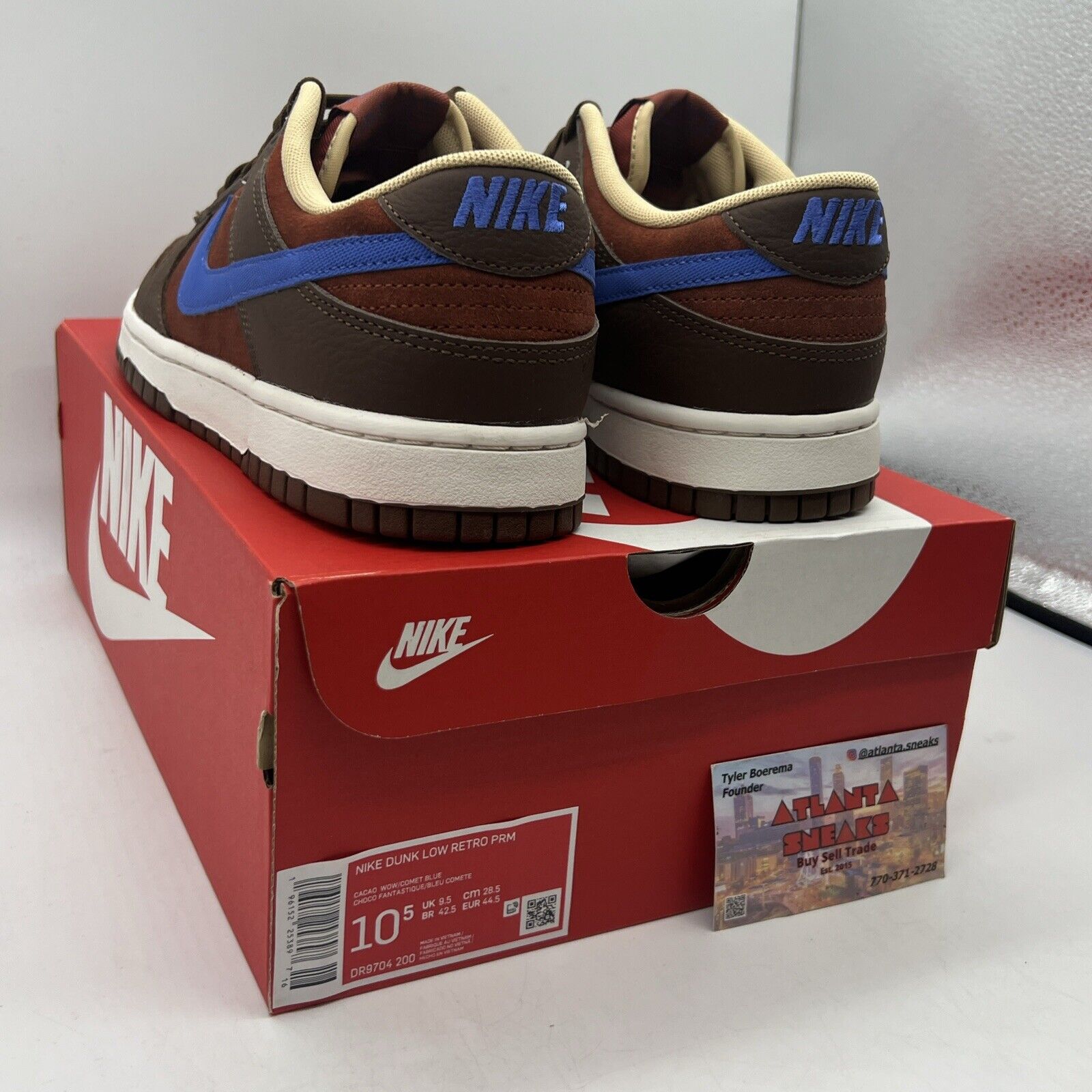 Size 10.5 - Nike Dunk Low Mars Stone Blue Brand New Og All