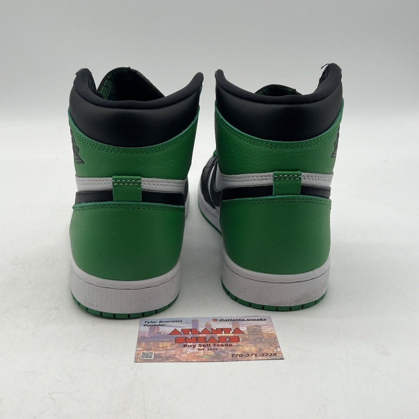 Size 9.5 - Air Jordan 1 Retro OG High Lucky Green Black White (DZ5485-031)