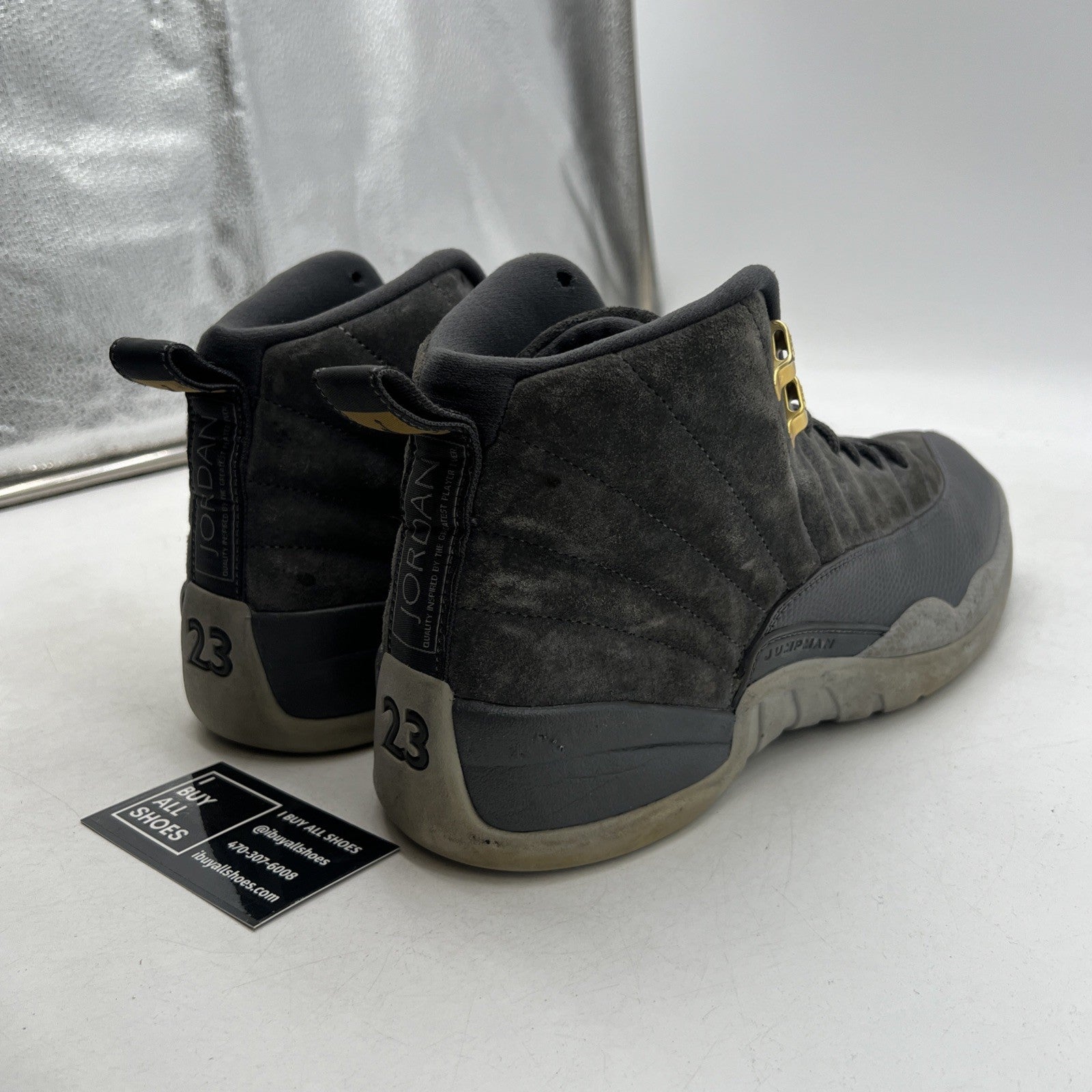 Size 12 - Air Jordan 12 Retro Dark Grey (130690-005)