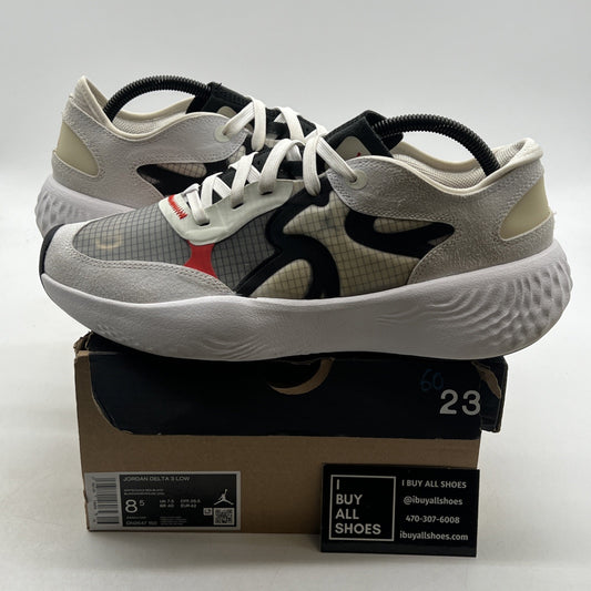Size 8.5 - Jordan Delta 3 Low White Chile Red (DN2547-160)