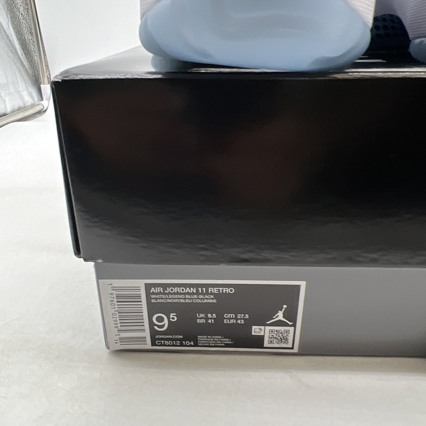 Size 9.5 - Air Jordan 11 Retro 2024 Legend Blue / Columbia (CT8012-104)