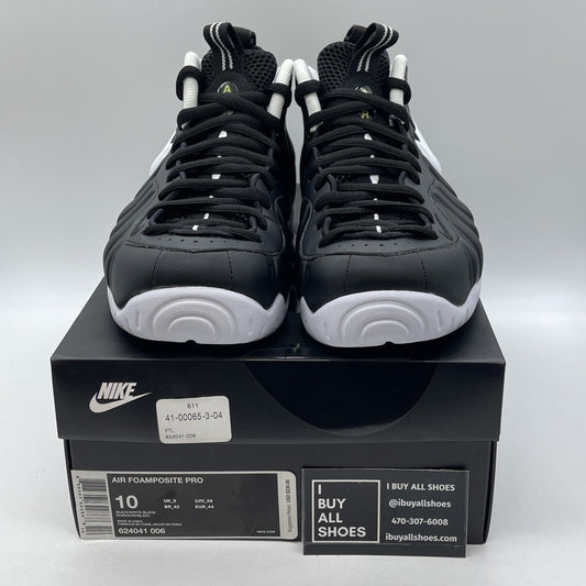 Size 10 - Nike Air Foamposite Pro 2016 Dr. Doom Black White (624041-006)