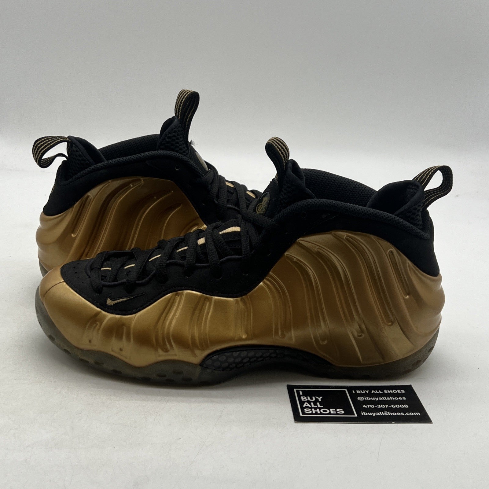 Size 10 - Nike Air Foamposite One Metallic Gold (314996-700)