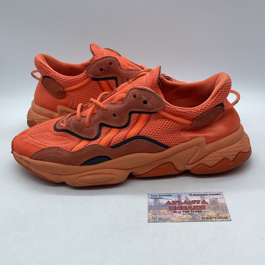 Size 12 - adidas Ozweego Bold Orange Suede Leather Black Leather (EE6465)