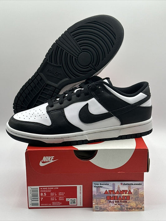 Size 8.5 - Nike Dunk Low White Black 2021 W