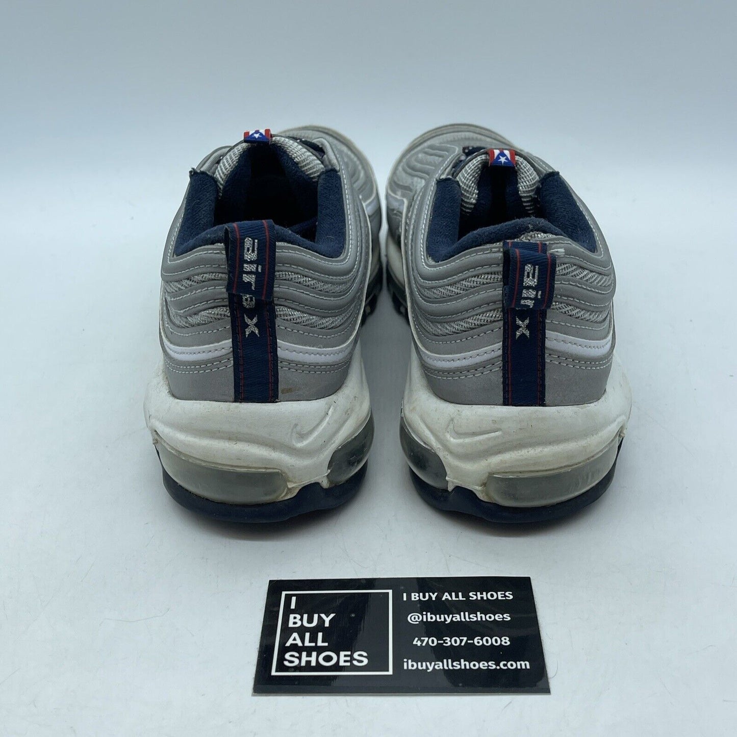 Size 9 - Nike Air Max 97 OG SP Puerto Rico Grey Blue Suede Leather (DH2319-001)