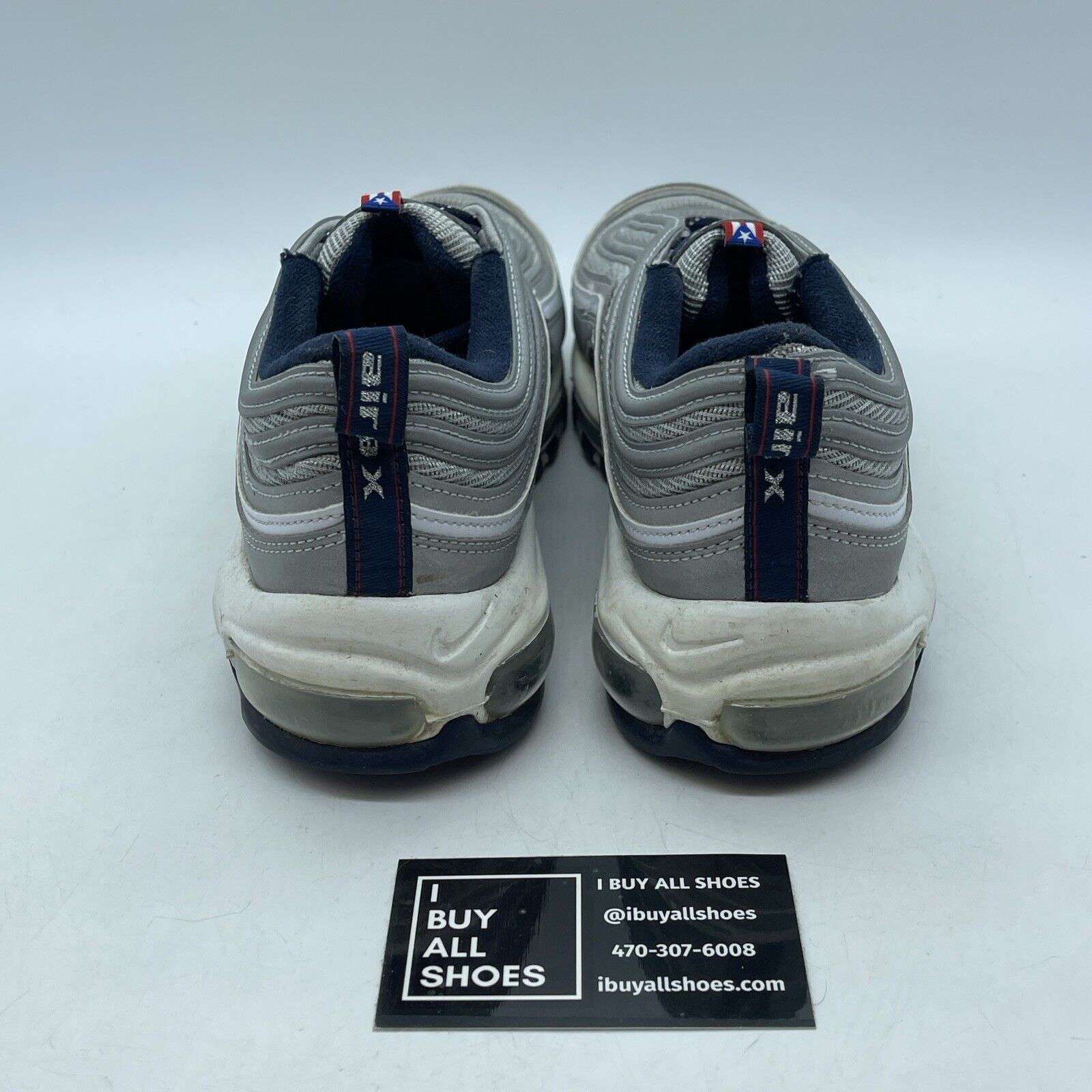 Size 9 - Nike Air Max 97 OG SP Puerto Rico Grey Blue Suede Leather (DH2319-001)