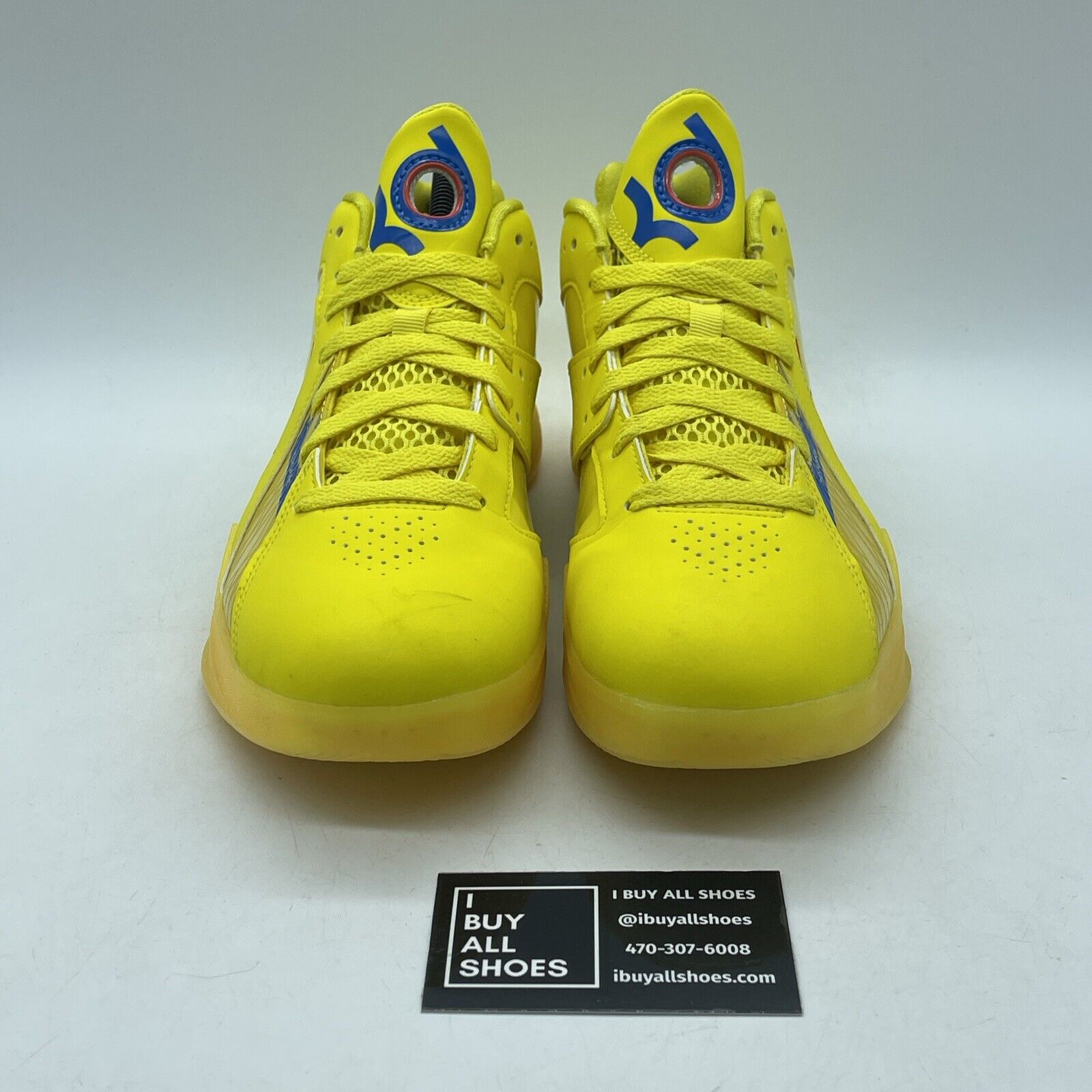 Size 8 - Nike Zoom KD 3 2023 Christmas Yellow Blue Leather (FD5606-700)