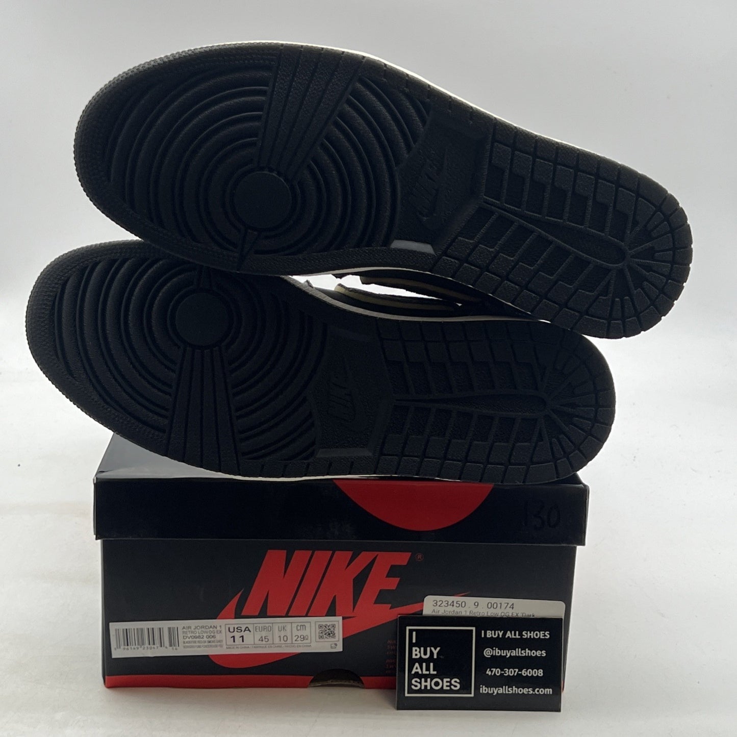 Size 11 - Air Jordan 1 Retro Low OG EX Dark Smoke Gray 2022 (DV0982-006)