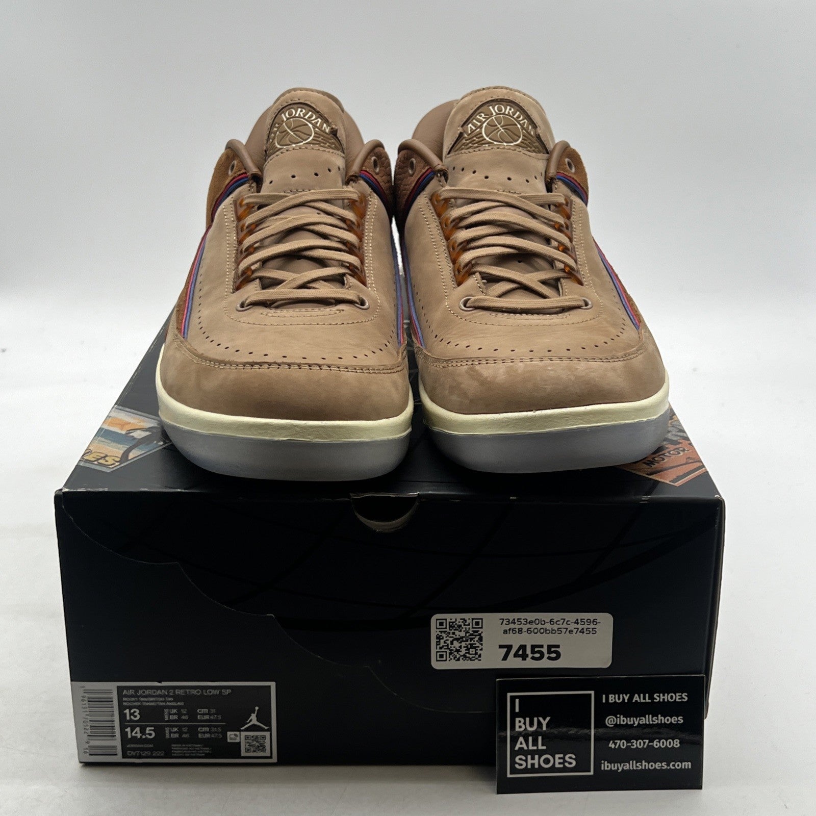 Size 13 - Nike Air Jordan Two 18 x Air Jordan 2 Retro Low Men's (DV7129-222)