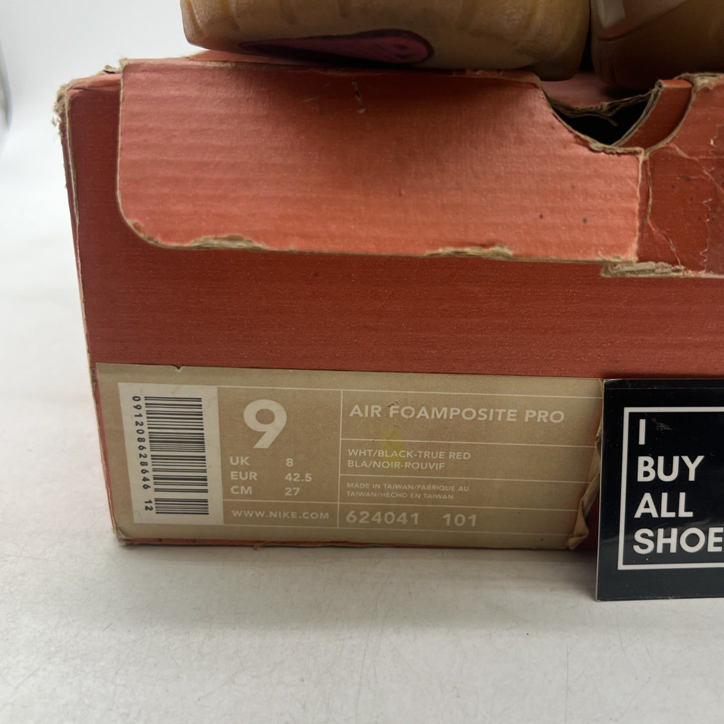 Size 9 - Nike Air Foamposite Pro 2002 Pearl (624041-101)