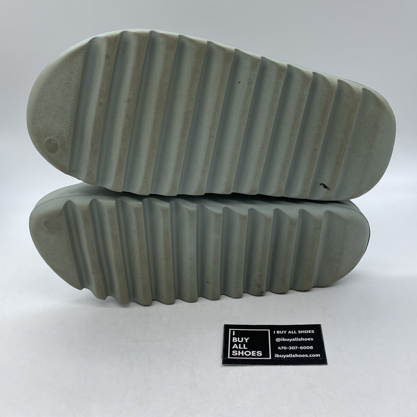 Size 13 - Yeezy Slides Salt Rubber Blue (ID5480)
