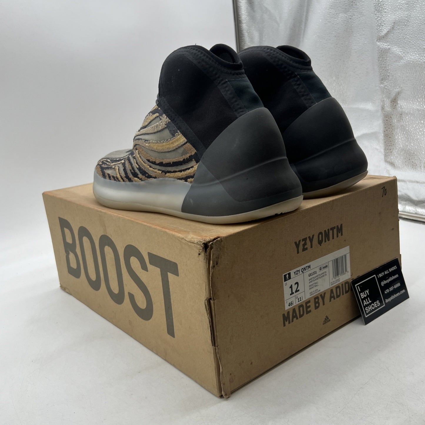 Size 12 - Adidas Yeezy Quantum Amber Tint (GX1331)