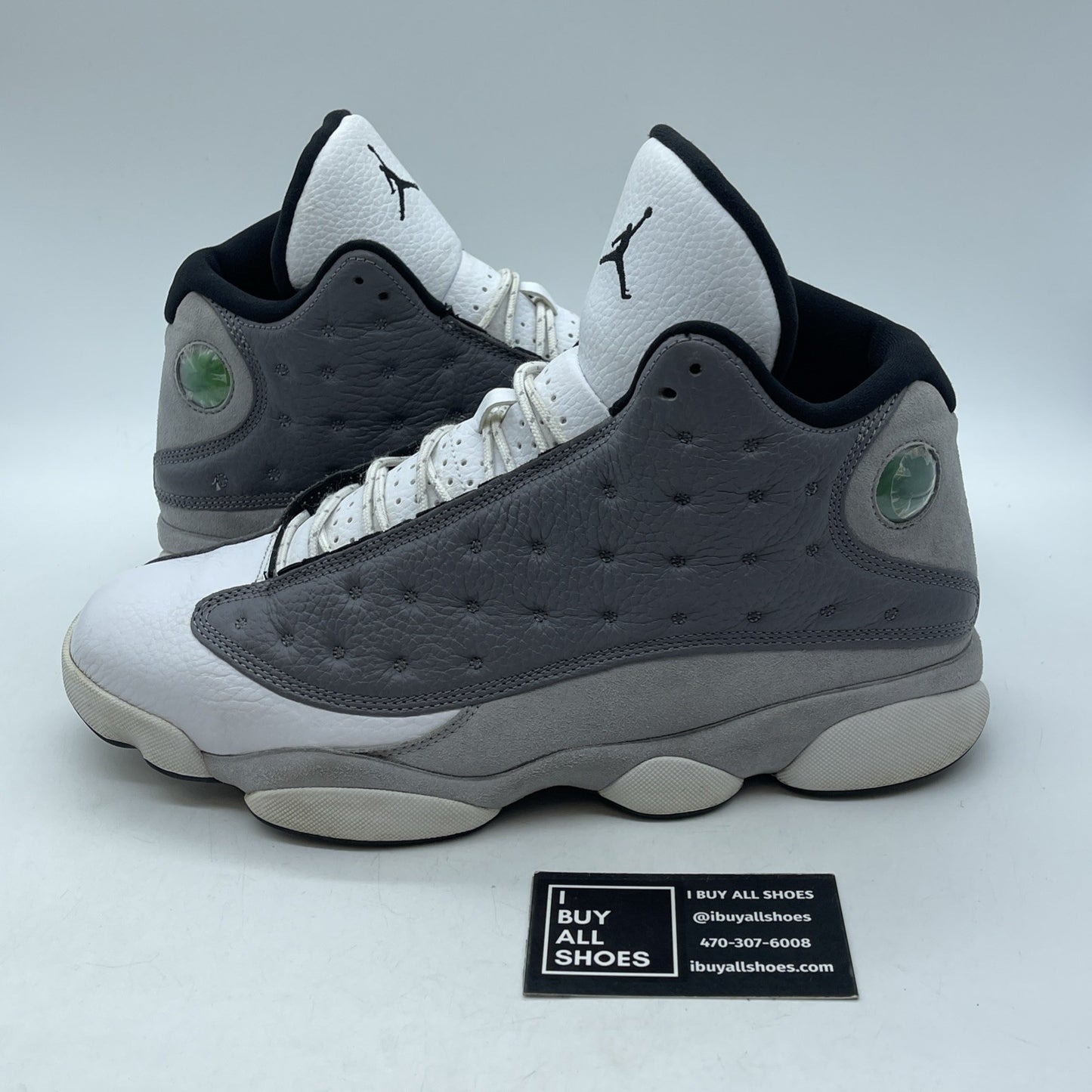 Size 11 - Air Jordan 13 Retro Atmosphere Grey Suede Leather (414571-016)