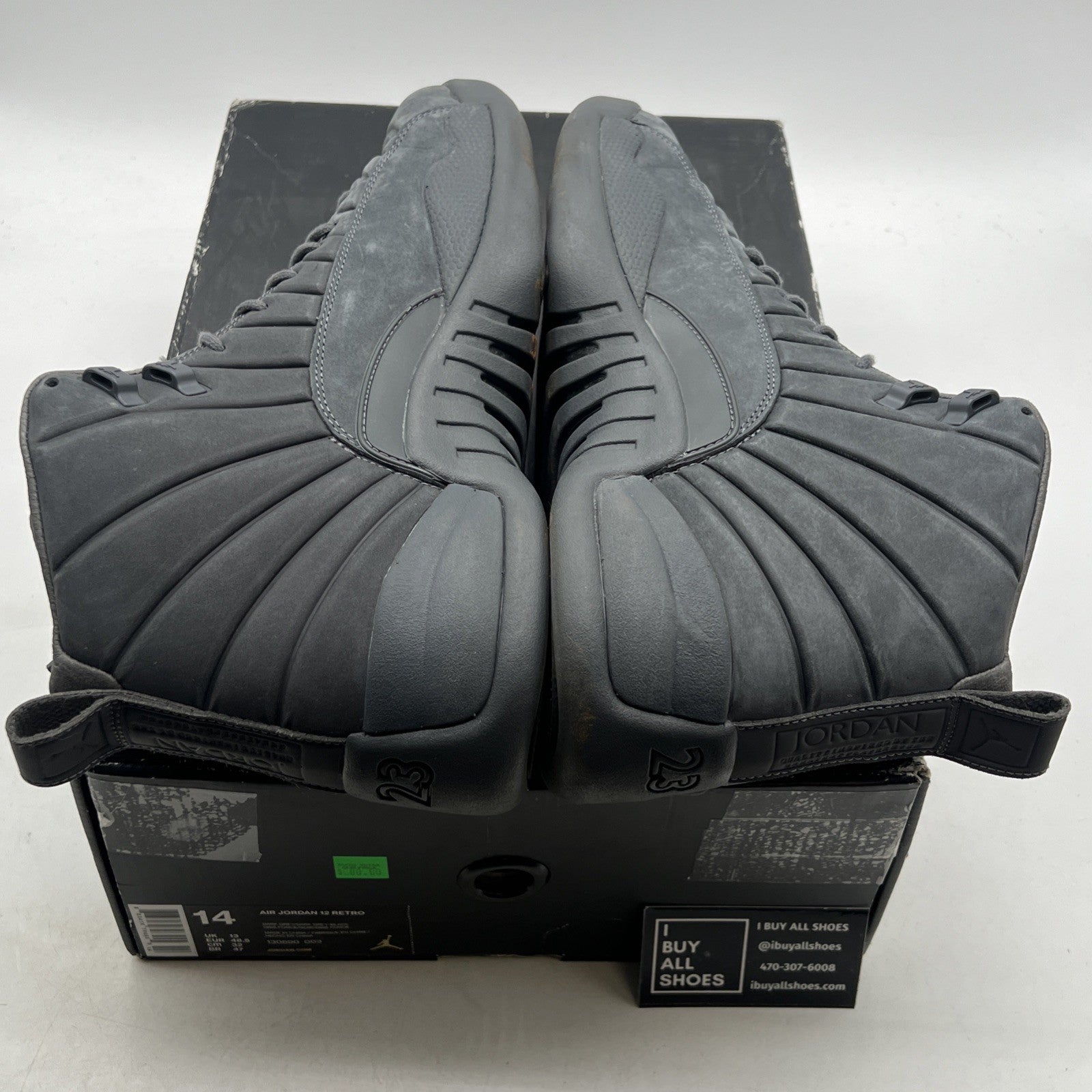 Size 14 - PSNY x Air Jordan 12 Retro Dark Grey (130690-003)