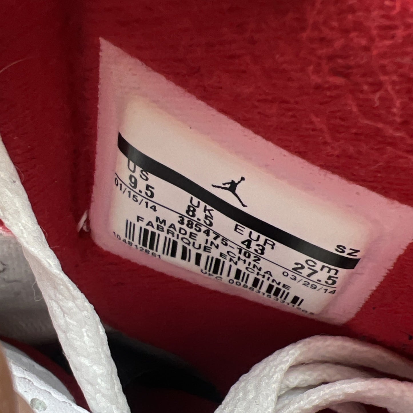 Size 9.5 - Air Jordan 2 Retro Chicago Home (385475-102)