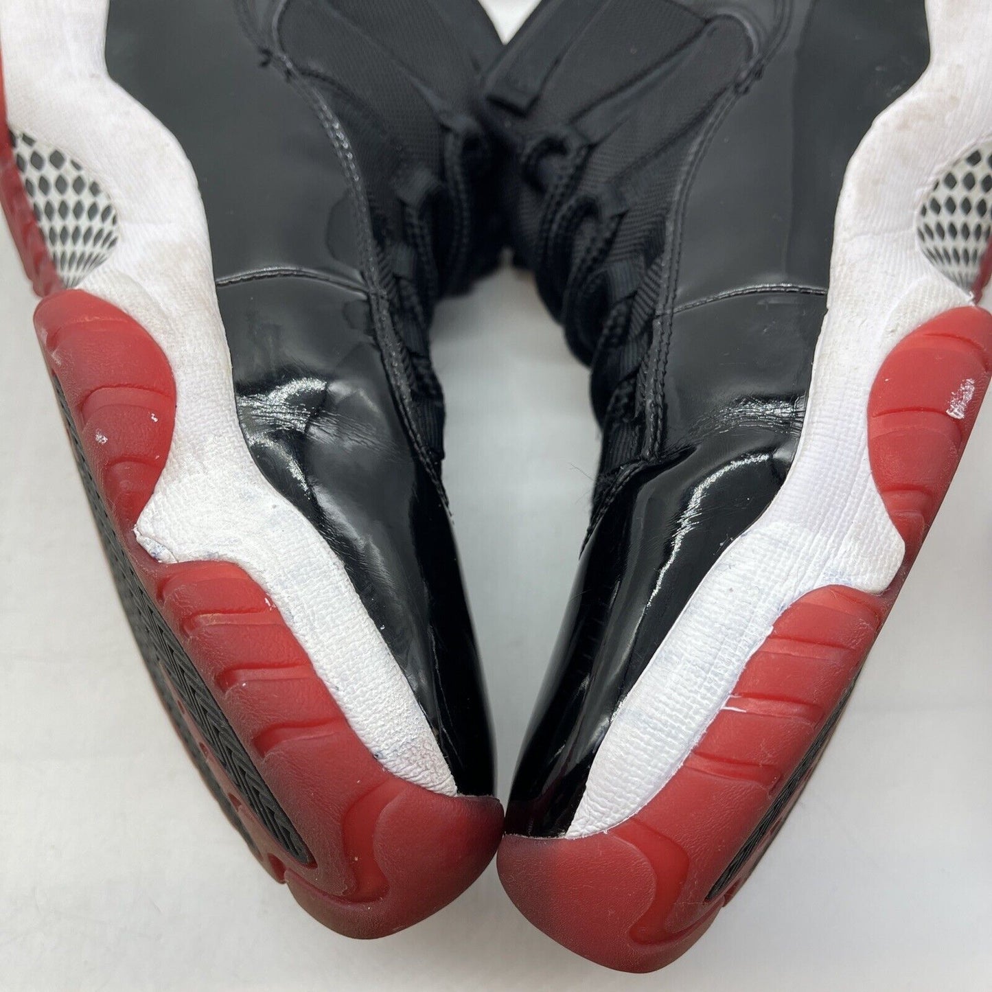 Size 11.5 - Jordan 11 Retro High Bred Red Black White Leather (378037-061)