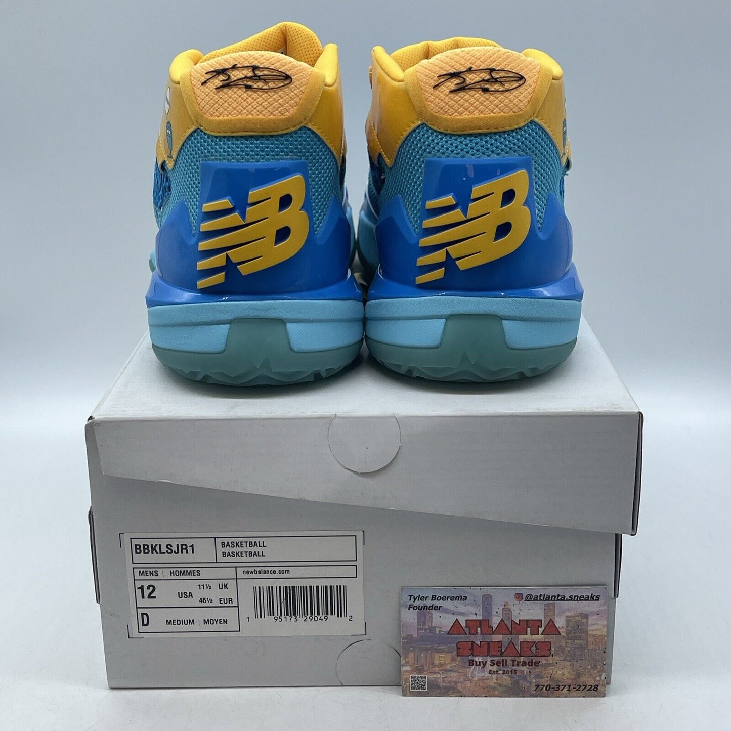 Size 12 - New Balance Jolly Rancher x KAWHI Blue Raspberry Suede (BBKLSJR1)