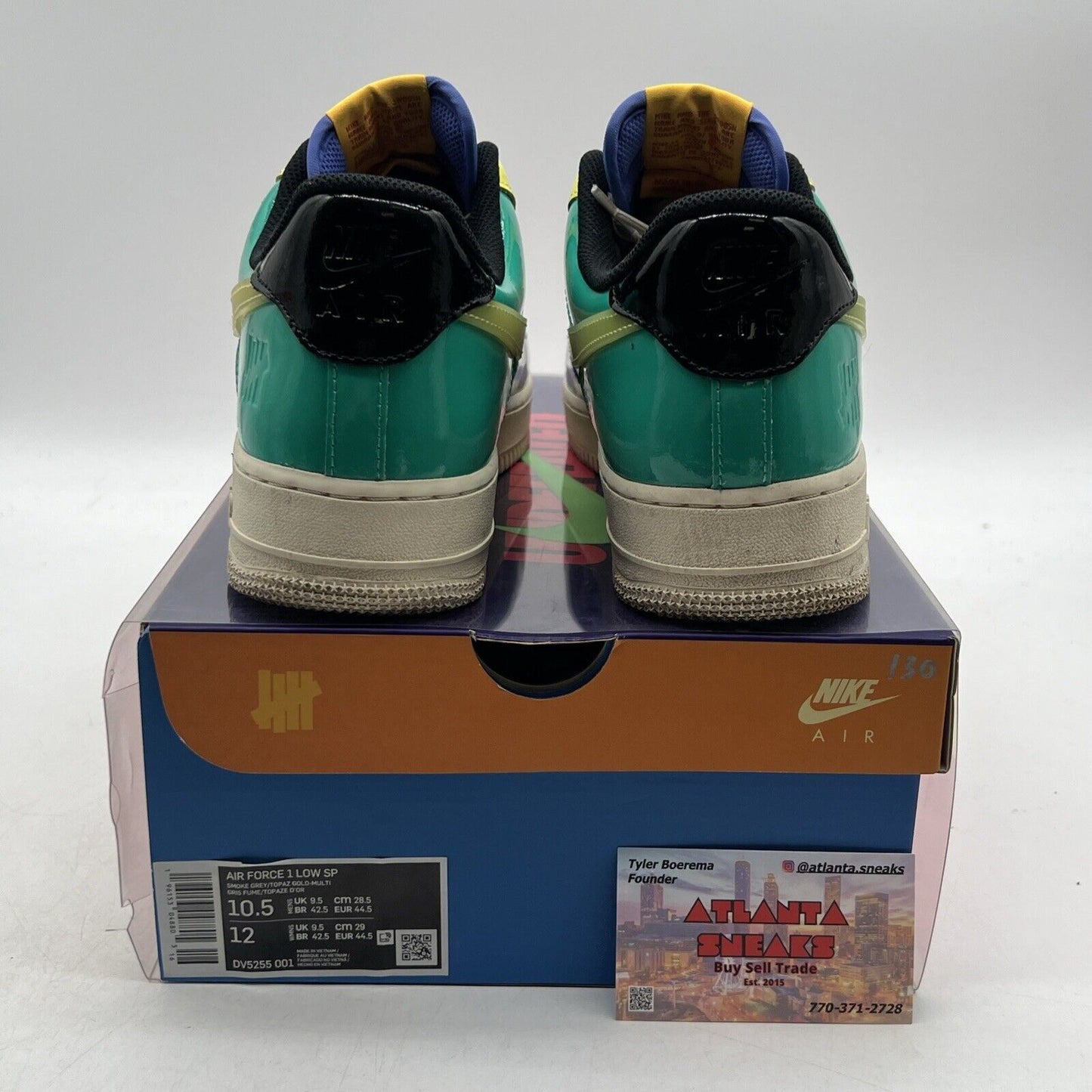 Size 10.5 - Nike Undefeated x Air Force 1 Low Community (DV5255-001)