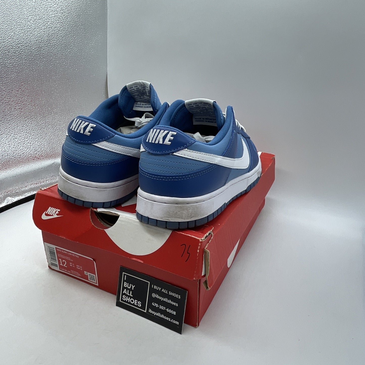 Size 12 - Nike Dunk Low Dark Marina Blue (DJ6188-400)