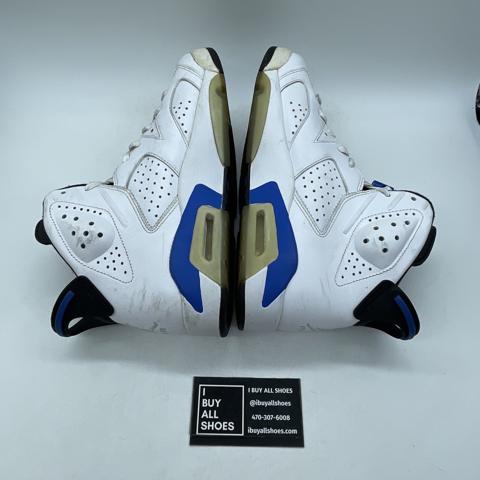 Size 8 - Air Jordan 6 Retro 2014 Sport Blue (384664-107)
