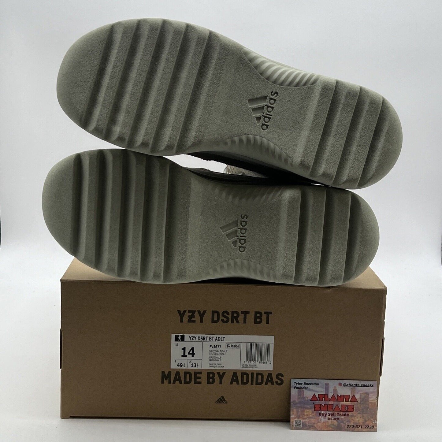 Size 14 - adidas Yeezy Desert Boot Salt - (FV5677)