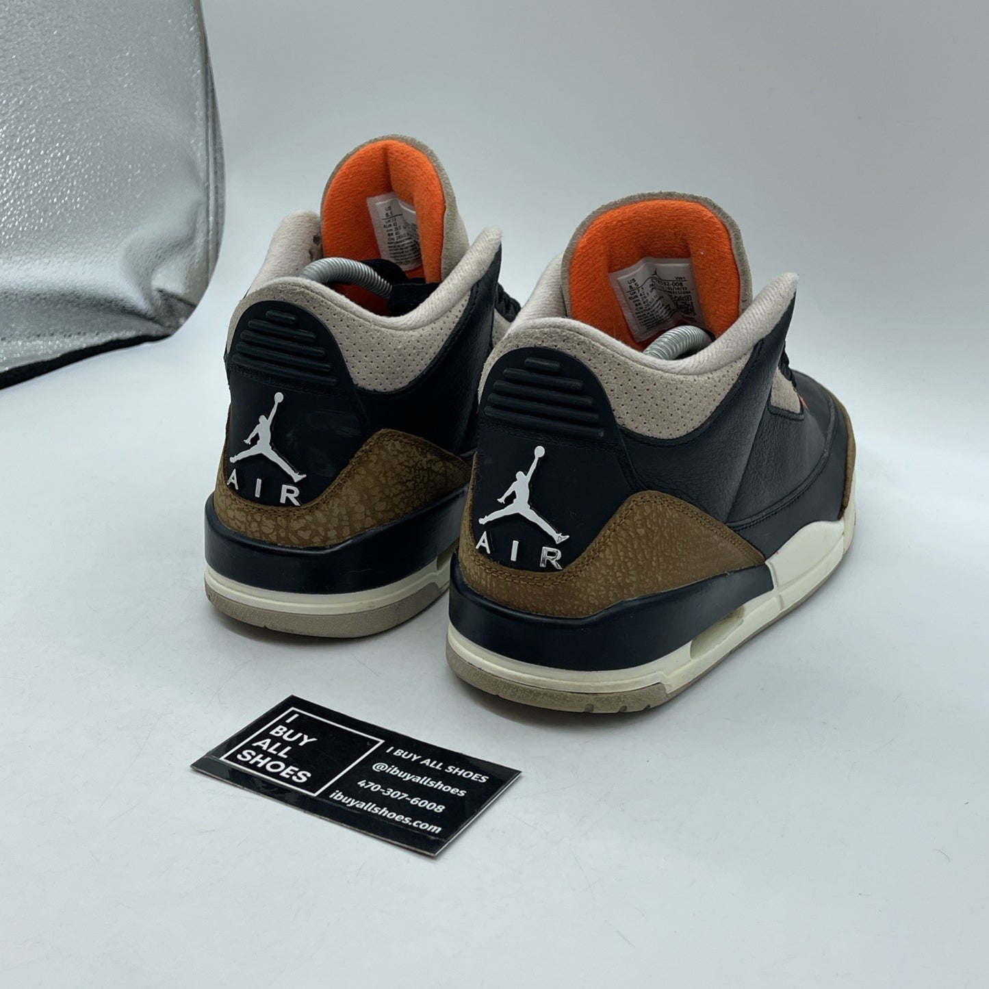 Size 8.5 - Jordan 3 Retro Mid Desert Elephant Black Brown Suede (CT8532-008)
