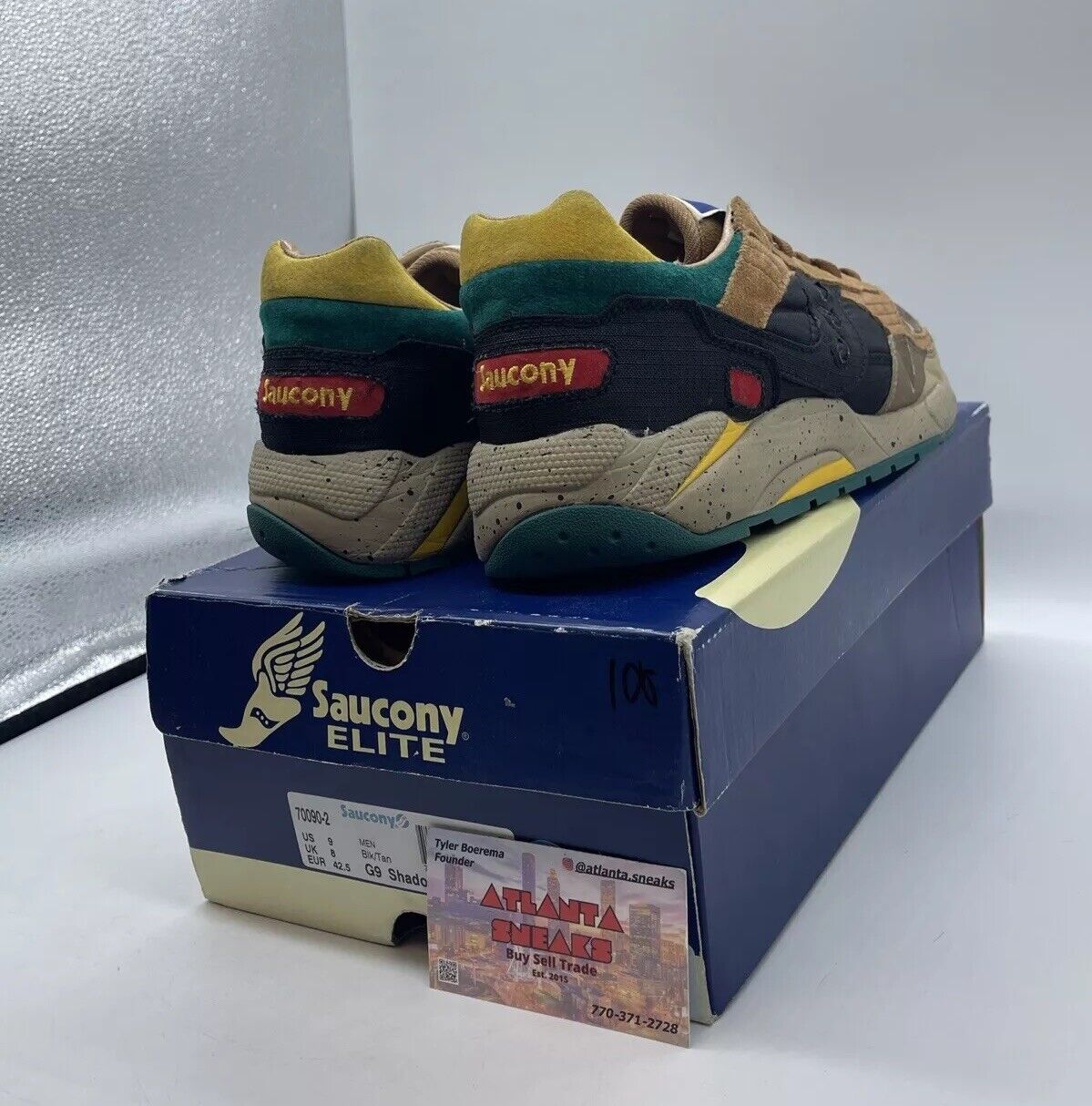 Size 9 - Saucony Bodega x G9 Shadow 5 Tiger Camo Multi (70090-2)