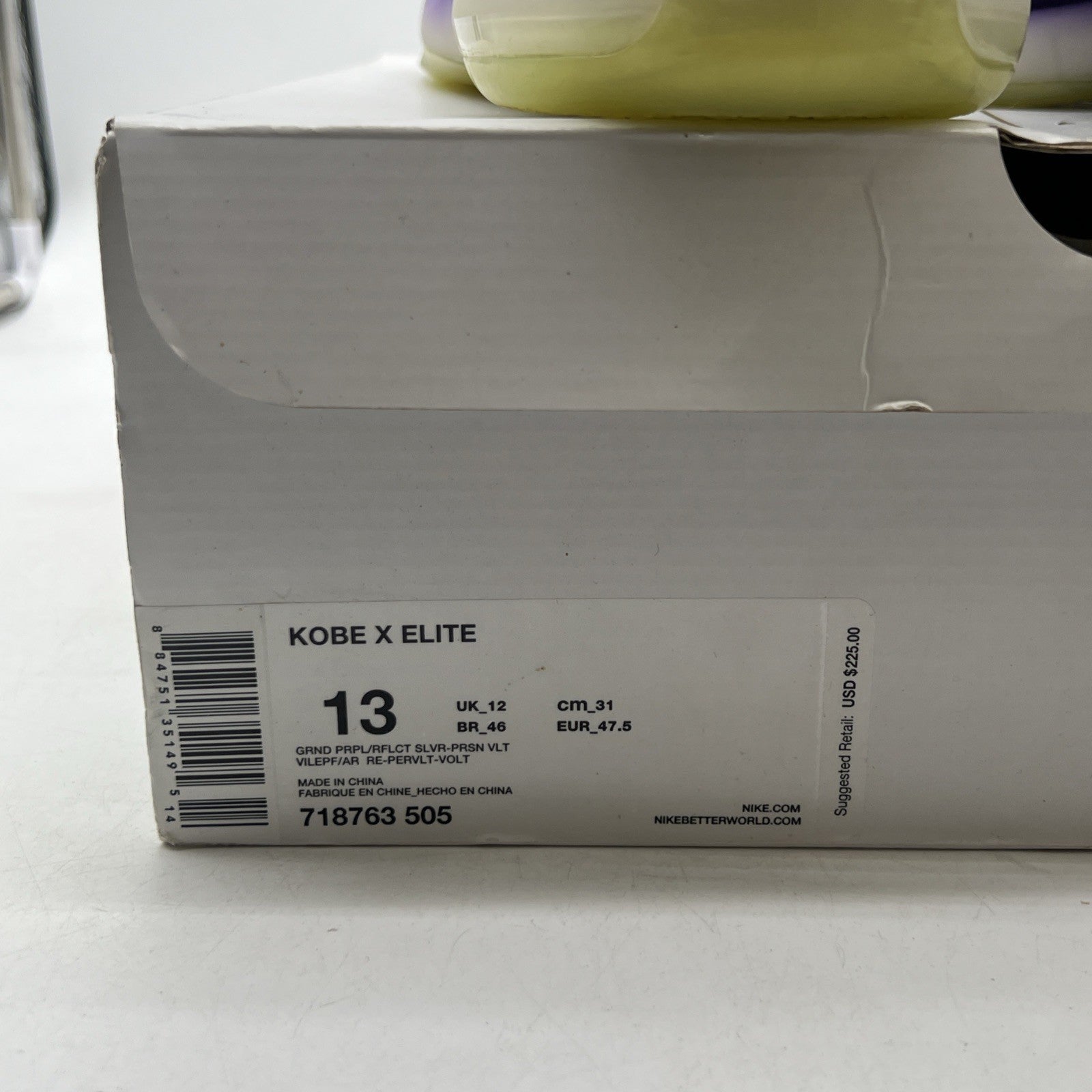 Size 13 - Nike Kobe 10 Elite Team (718763-505)