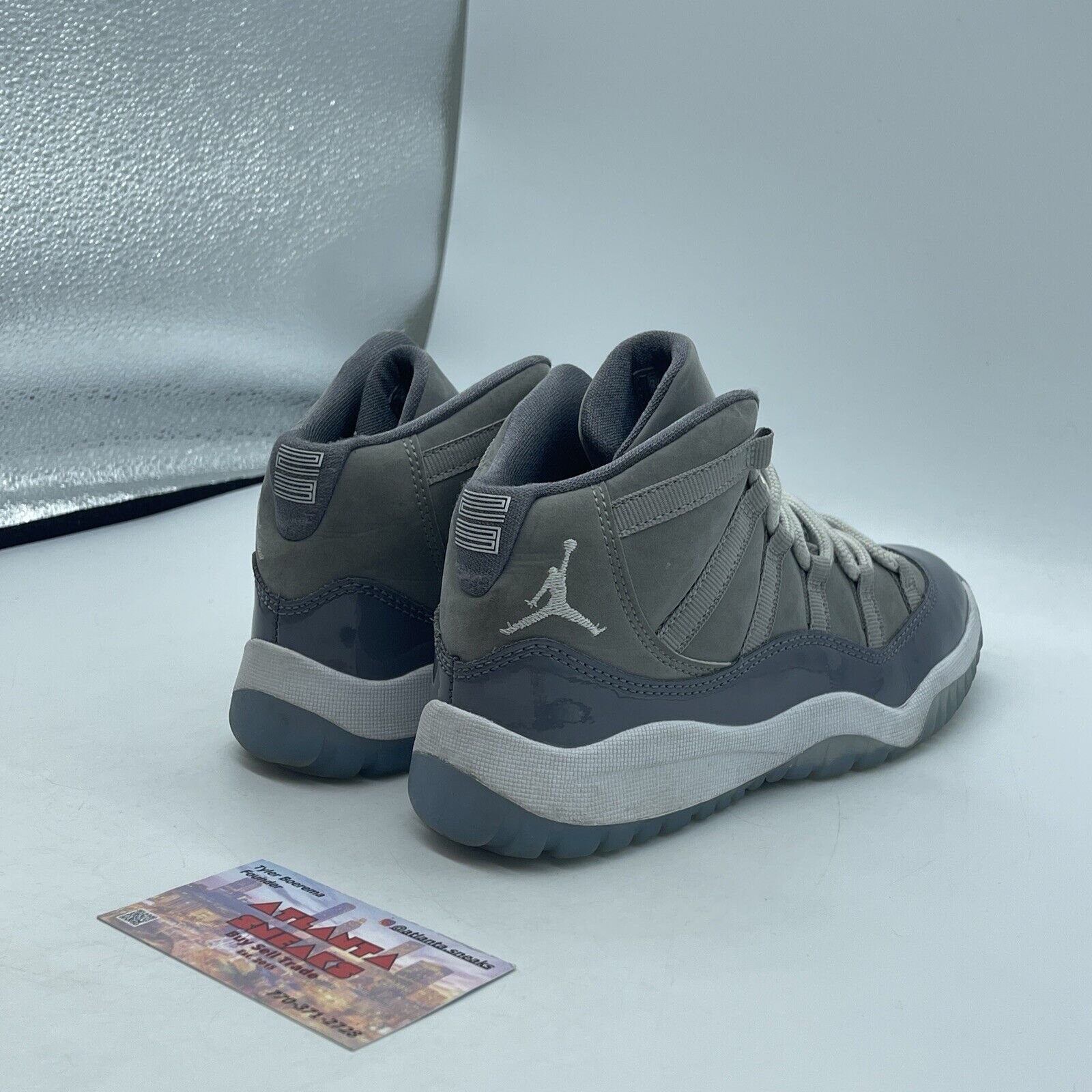 Size 1 (PS) - Jordan 11 Retro 2021 Mid Cool Grey White (378039-005)