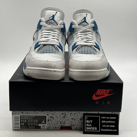 Size 11.5 - Air Jordan 4 Retro 2024 Military Blue (FV5029-141)