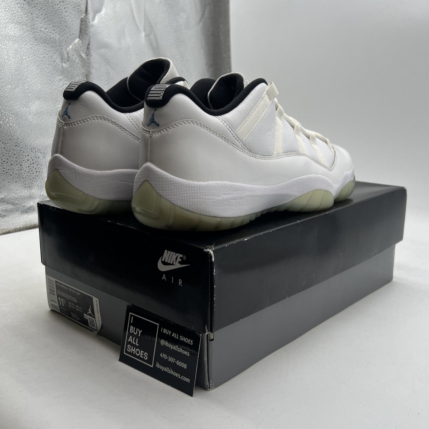Size 11.5 - Air Jordan 11 Retro Low Legend Blue (AV2187-117)