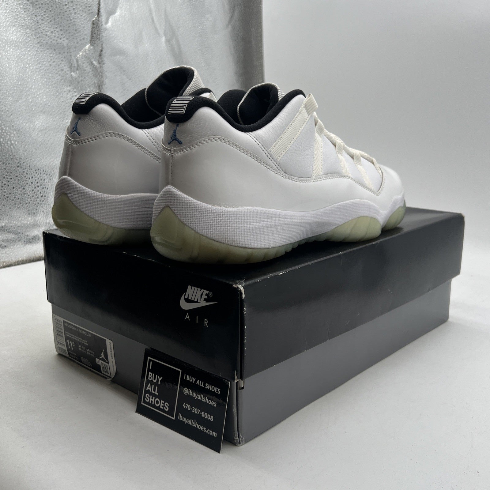 Size 11.5 - Air Jordan 11 Retro Low Legend Blue (AV2187-117)