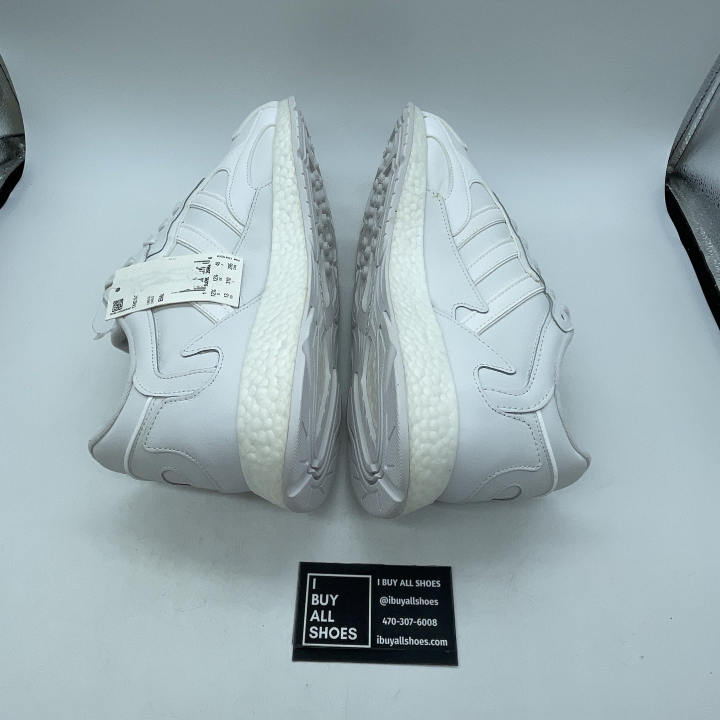 Size 13 - Adidas Tresc Run White Reflective (EH0965)