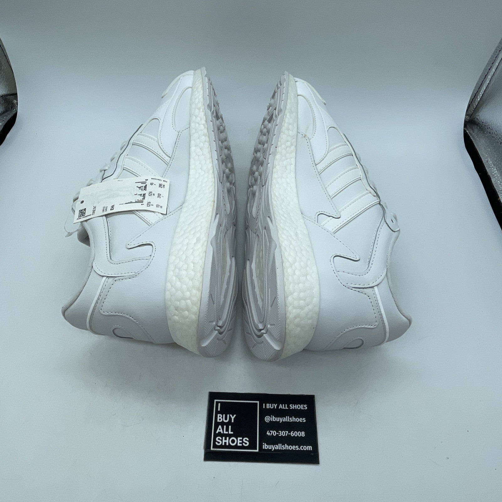 Size 13 - Adidas Tresc Run White Reflective (EH0965)