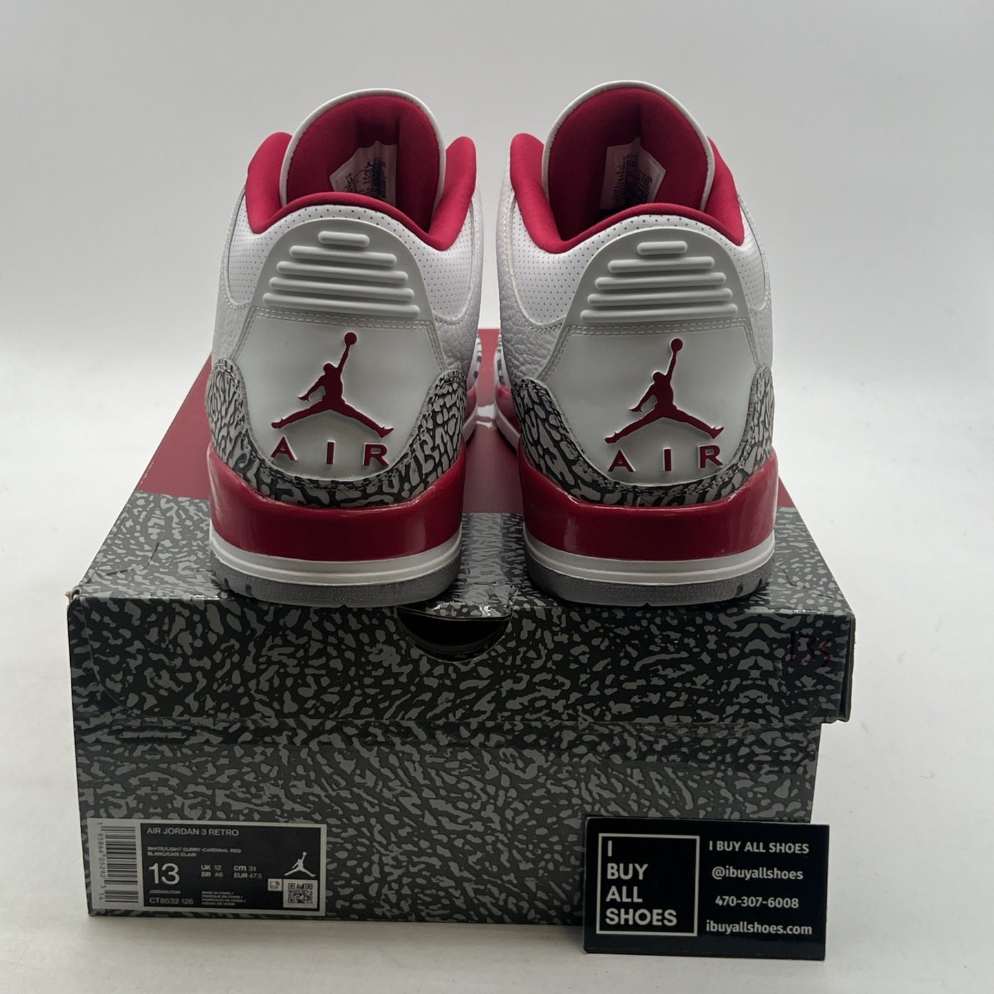 Size 13 - Air Jordan 3 Retro Mid Cardinal Red (CT8532-126)