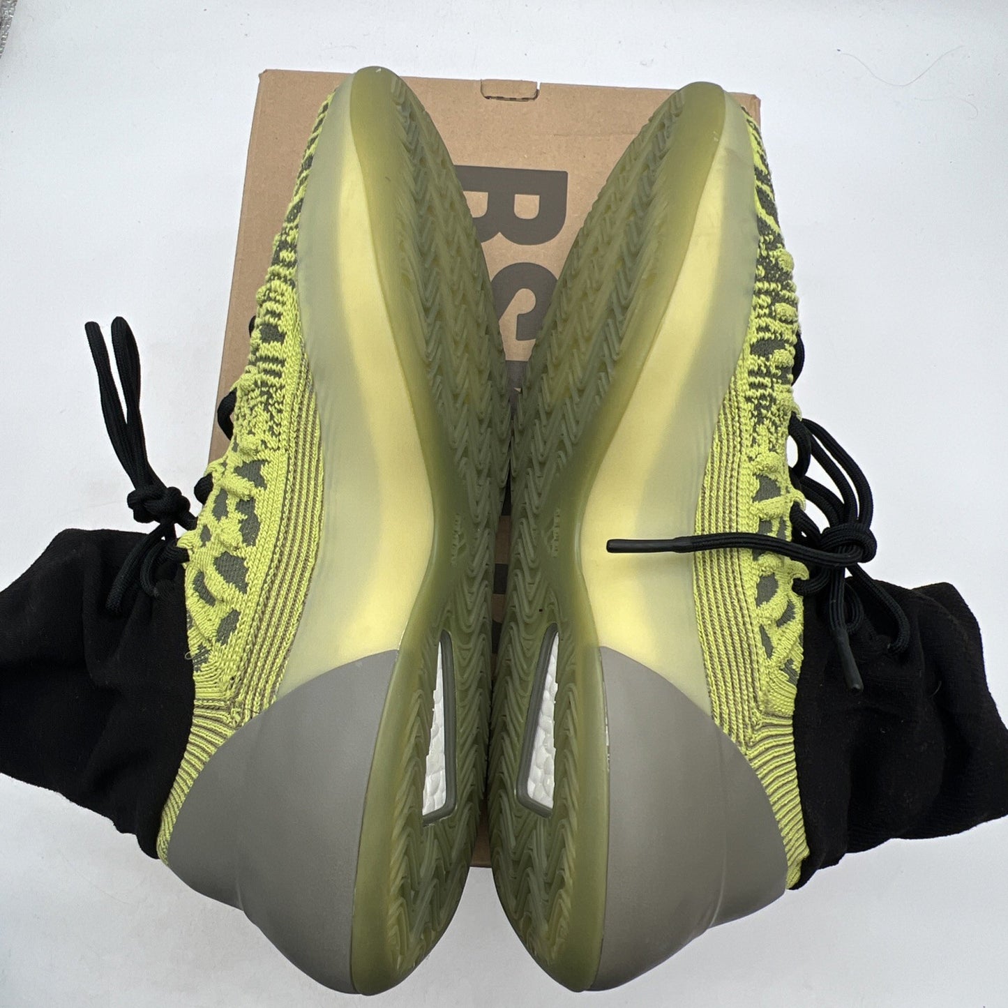 Size 13 - adidas Yeezy Basketball Knit Energy Glow (HR0811)