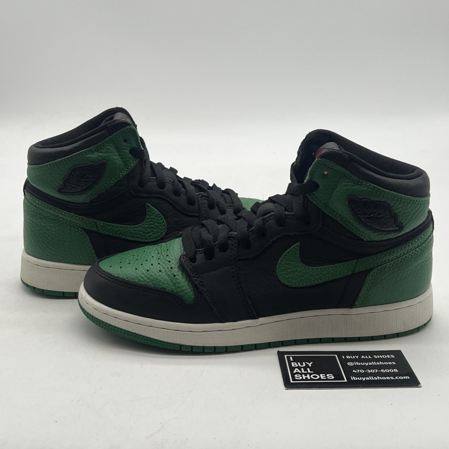 Size 7Y - Air Jordan 1 Retro OG High Pine Green 2.0 (555088-030)