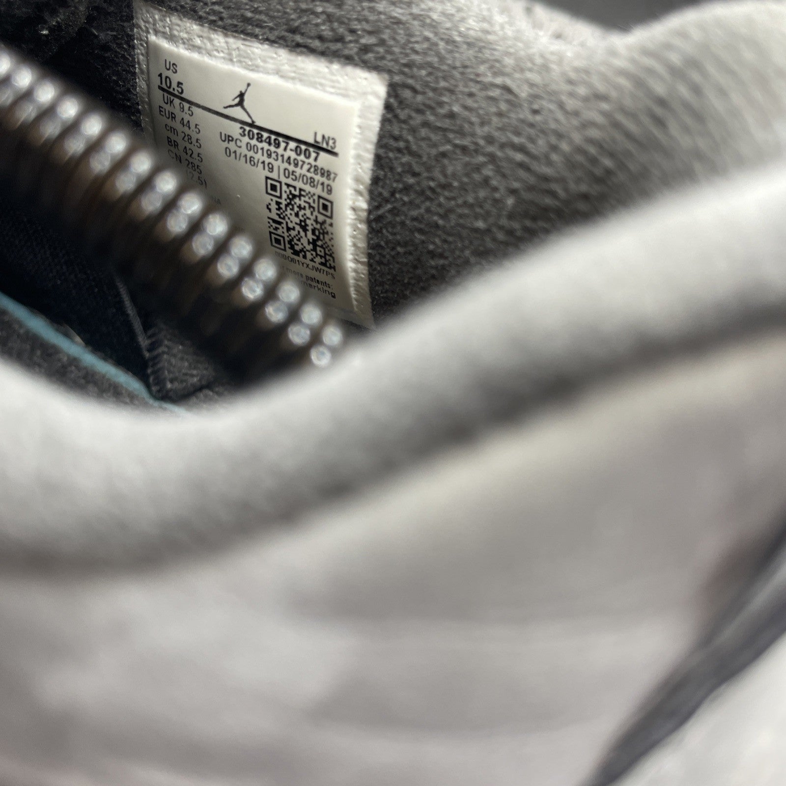 Size 10.5 - Air Jordan 4 Retro Low Cool Grey (308497-007)