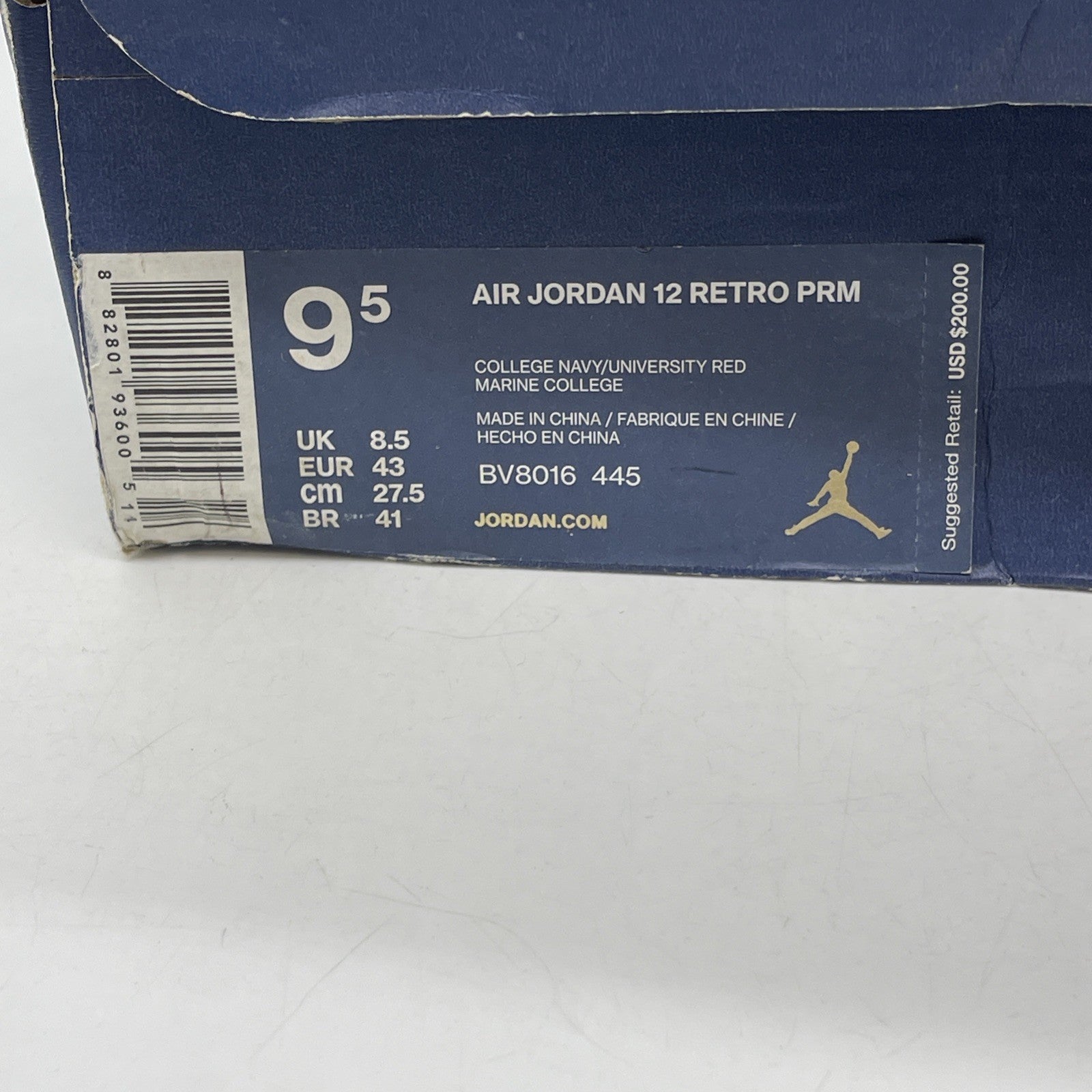 Size 9.5 - Air Jordan 12 Retro International Flight (BV8016-445)