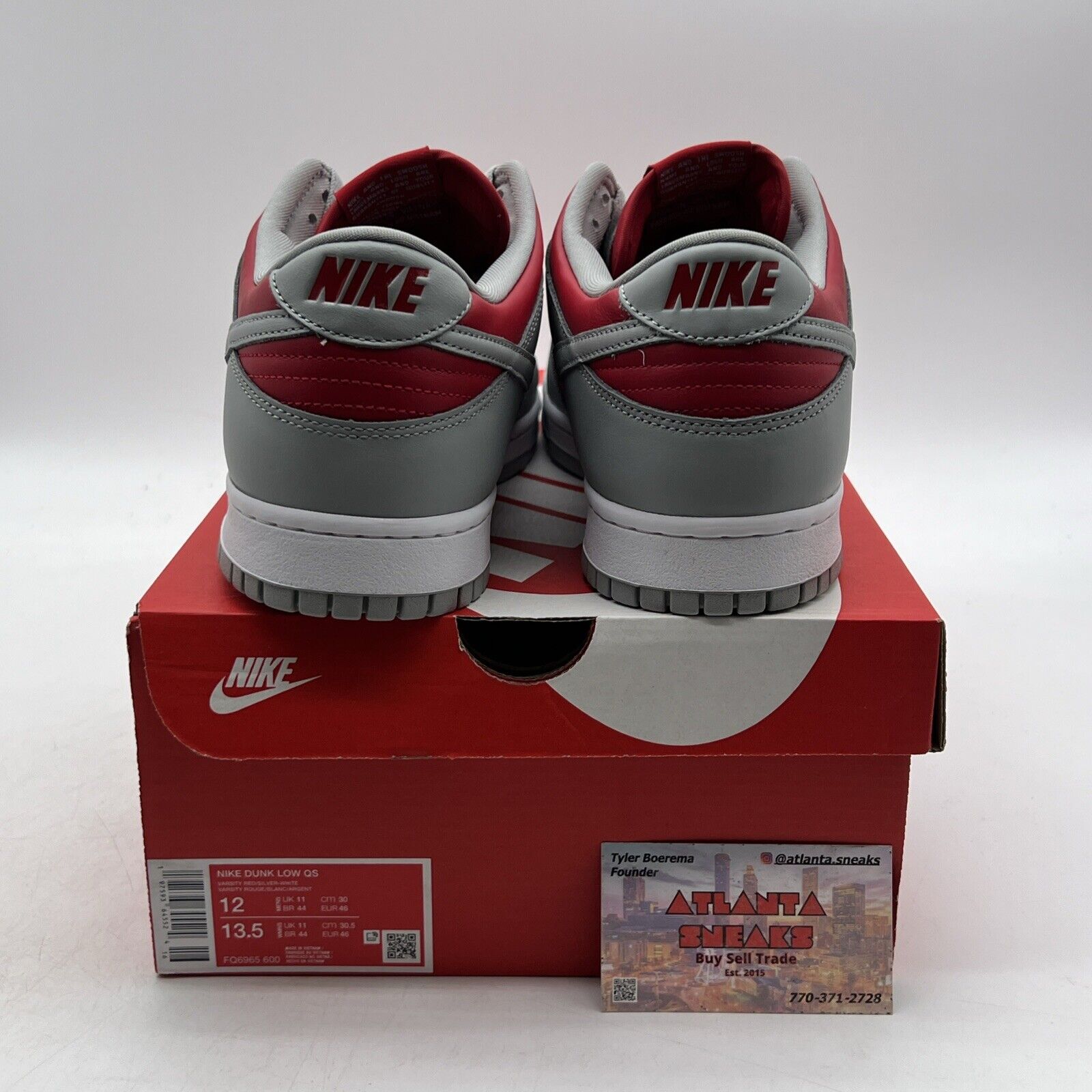 Size 12 - Nike Dunk CO.JP 2024 Low Ultraman Red Grey White Leather (FQ6965-600)