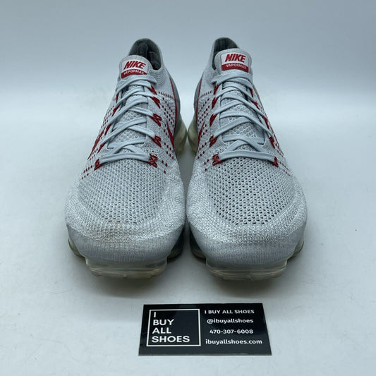 Size 11 - Nike Air VaporMax OG Grey Red White Suede (849558-006)
