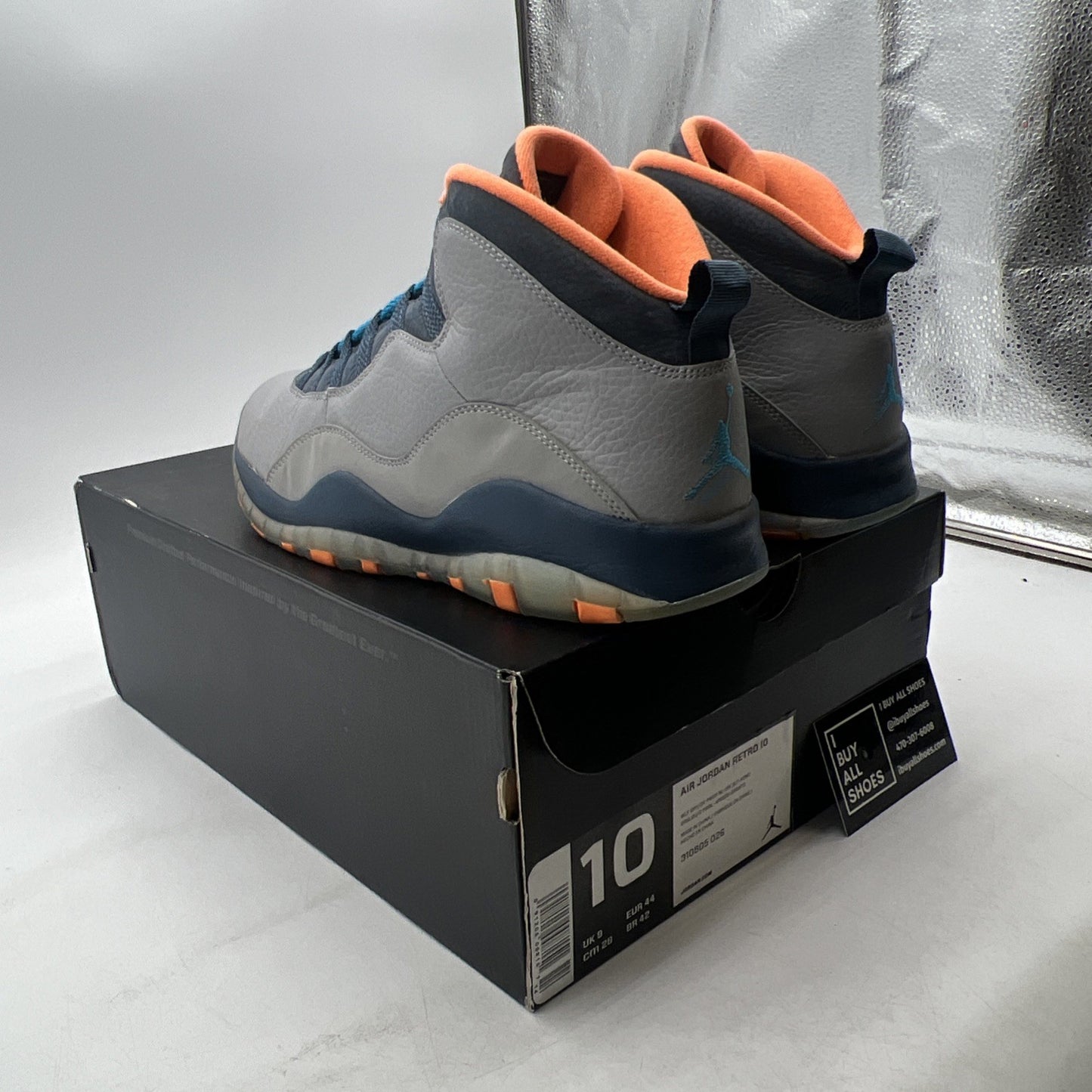 Size 10 - Air Jordan 10 Retro Bobcats (310805-026)