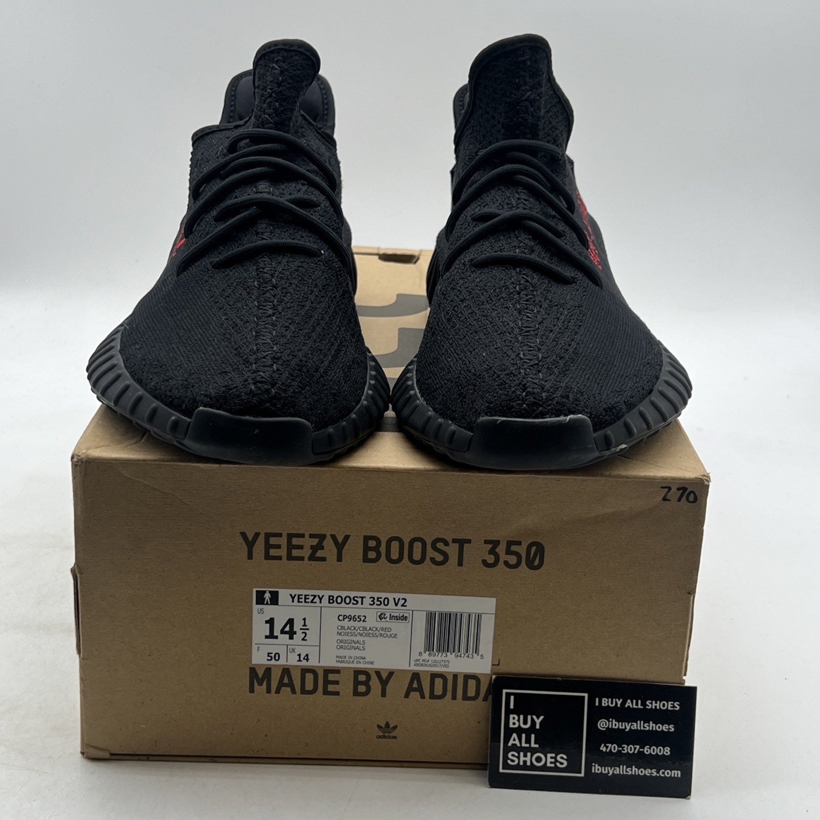 Size 14.5 - adidas Yeezy Boost 350 V2 Low Bred (CP9652)