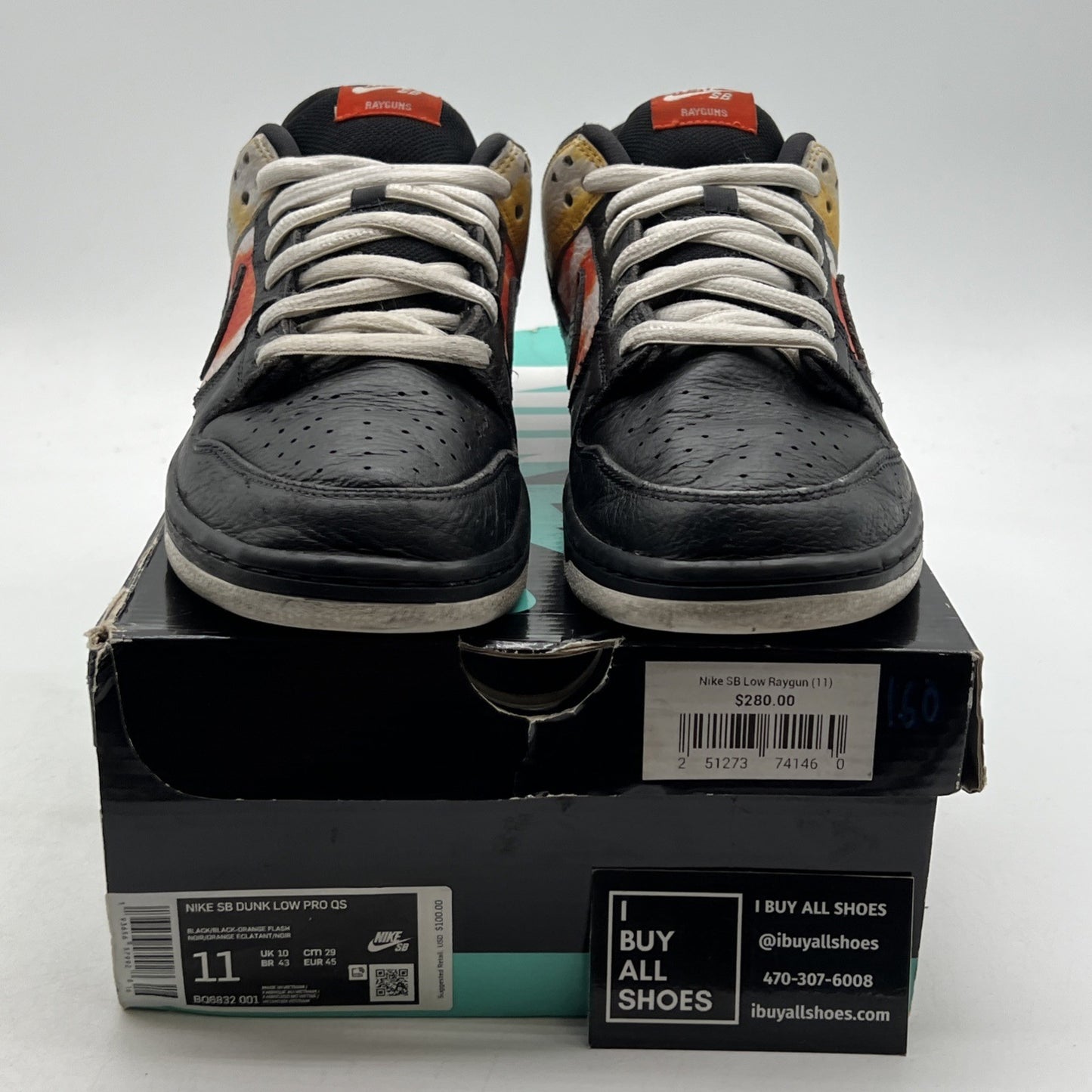 Size 11 - Nike Dunk SB Low Tie-Dye Raygun - Black (BQ6832-001)