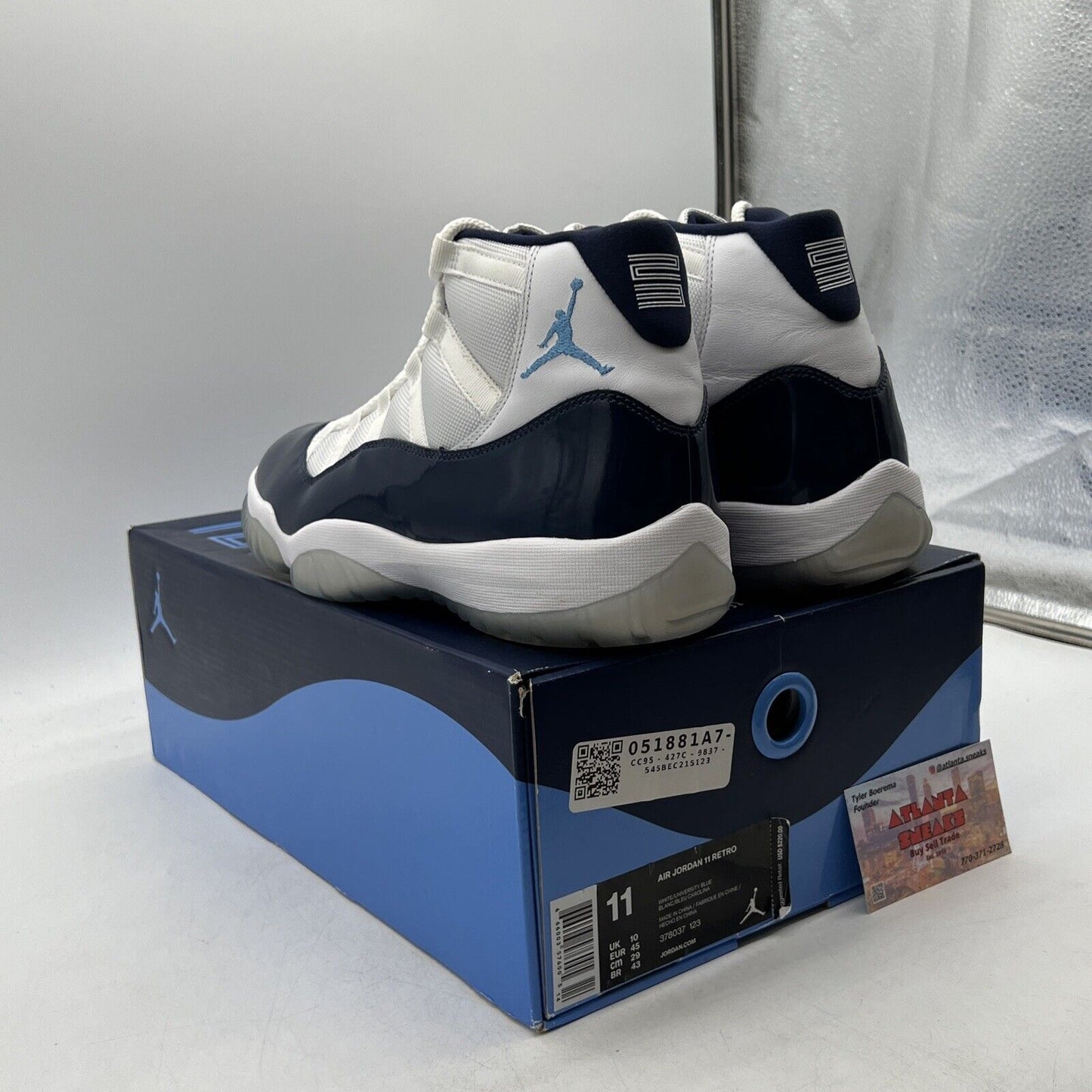 Size 11 - Jordan 11 Retro High Win Like '82 White Leather (378037-123)